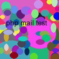 php mail test